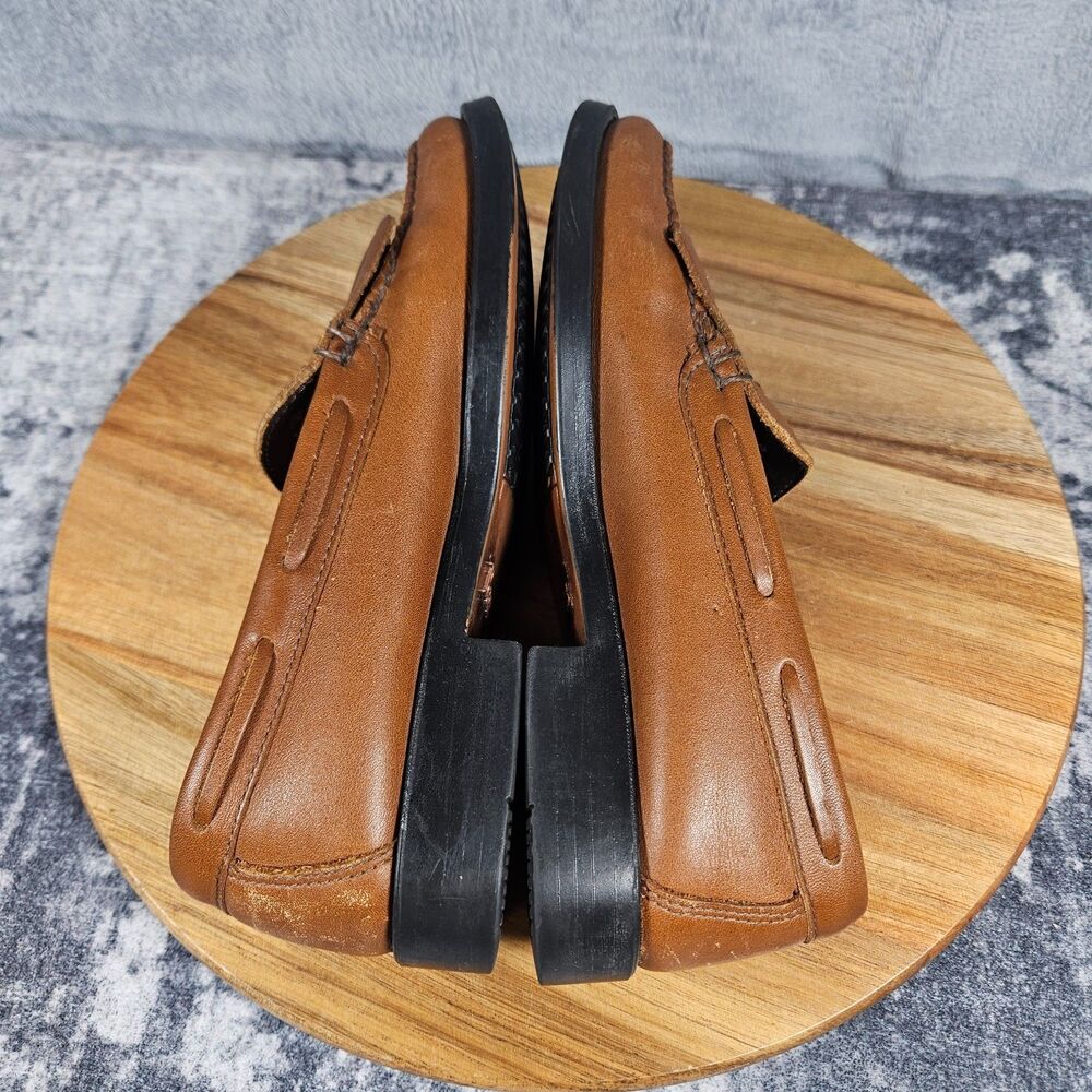 GH Bass Weejuns Marietta II Loafer Women Size 7 Brown Leather Tassel Kiltie Shoe - Picture 9 of 12